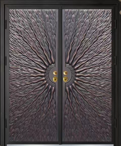 heavy steel security doors